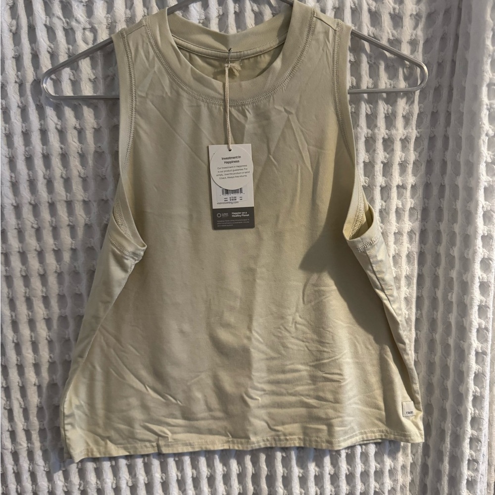 Vuori Women's Tan Muscle Tee